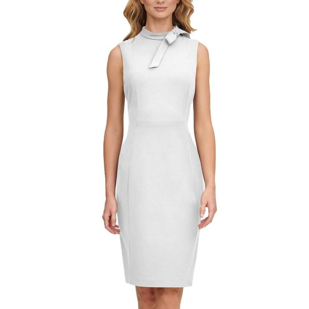 Calvin Klein White Sheath Dress